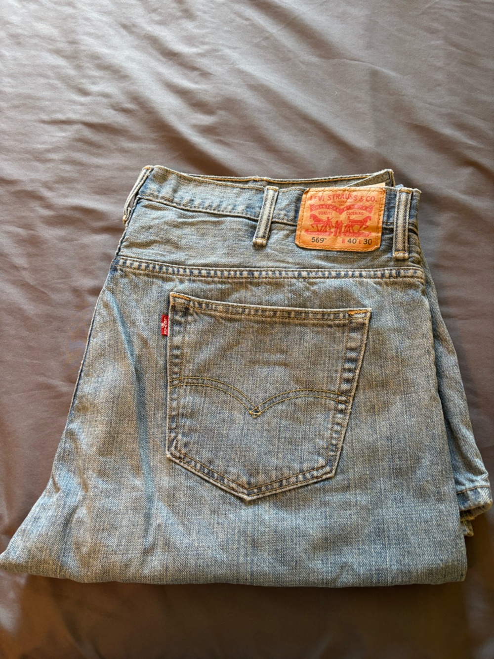Levi's Light Blue Relaxed Straight Men’s Jeans